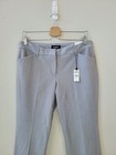 New Express 12r Grey Editor Barely Boot Low Rise Pant Women