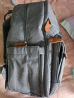 Gray Baby Diaper Bag  Backpack