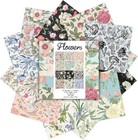 24 Sheets 12 Designs Scrapbook Paper Pad 6   6    Single-sided Decopodge Craft C