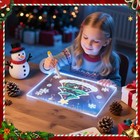 Lumiboard Drawing Board With 7 Colors 14 x10   Acrylic Dry Erase Board Wit   