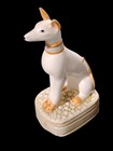 Vintage Ceramic Whippet  Greyhound Dog   Figurine  Statue  9 Inches