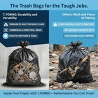 55-60 Gallon Trash Bags Heavy Duty 2 1 Mil - 39  x55   100 Count 55-60 Gal-100