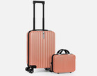 2 Pcs Carry On Luggage Hardshell Lightweight Luggage Set 20in 14in Makeup Bag