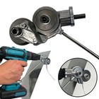 Electric Drill Shears Plate Cutter Attachment Metal Sheet Cutter Nibbler Saw Us