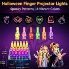 36pcs Halloween Led Finger Lights Kids Party Favors Non-candy Goodie Bag