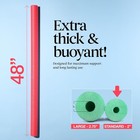 Play22 Bulk 40 Pack Pool Noodles Extra Dense Swim Noodles 4 Colors Water Toys