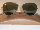 Circa1960 s 58  14mm Vintage B l Ray Ban Usa G15 Arista Tear Aviator Sunglasses 