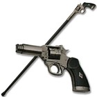 Revolver Style Walking Cane Staff Mobility Stick Rubber Foot