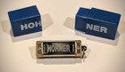 Mini Harmonica Necklace - Hohner 38-c  Playable Full Octave 4hole - With Case