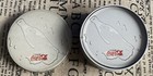 Diet Coca Cola Tin Metal Coasters Lot Of 4 In Box 3 5    Dia