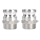 Cam Lock Fittings Male Adapter X Male Npt Thread Cam Lock Coupling 2  Part F