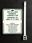 Vtg - New - Pga Tour Golf Bag Tag - 2007 U s  Open - Oakmont Country Club - Usga