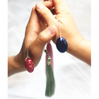 K- Drama Alchemy Of Souls  Yin-yang Jade Ornament Red  Blue Korea Hnad Made