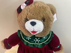 Dan Dee 2014 Snowflake Teddy Bear Christmas Plush Red Velvet Dress 15 