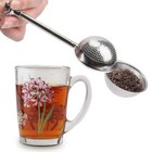 Long-handle Tea Ball Infuser     Stainless Steel Reusable Strainer For Loose Leaf