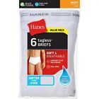 Hanes Briefs 6-pack Men s Tagless Underwear White Comfort Soft Waistband Wickin