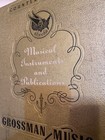 Grossman Music Corp Counter Catalog 1968 Musical Instruments Book   bk126