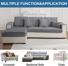 Soft Flannel Sofa Cover Anti-slip Couch Slipcover For Sectional Sofa Pets Kids