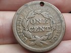 1851 Braided Hair Large Cent Penny- Fine Details