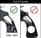 Colt Detective Special   Cobra   Diamond Back   Viper   Agent D Short Frame Grip