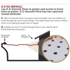 E-z Smooth Flow 5  White  Black  Or Mill Gutter Guards 4 Ft  Pieces  200 Ft  