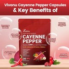 Vivonu Cayenne Pepper Softgels Supplement - 240 Capsules