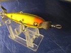 Antique South Bend  904y Yellow Hex Rare Wood Fishing Lure W Glass Eyes Hpgm