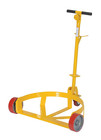 Lo-dc-pu Steel Low Profile Drum Dolly With Poly On Steel Casters 21-5 8 In  X 31