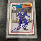 1983-84 Anton Stastny O-pee-chee Opc Signed Autograph Auto Psa dna Authentic Que