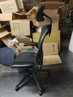 Herman Miller Aeron Mesh Chair Medium B Fully Adjust Lumbar Mesh With Headrest