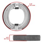 For Honda Cb250 Nighthawk Cb 250 1991-2007 Front And Rear Brake Shoes