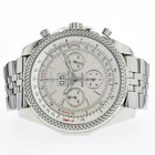 Breitling Bentley 6 75 Silver Dial Chronograph Stainless Steel 48mm A44362
