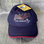 Nwt U S Beer Drinking Team H3 Hat Adjustable 100  Cotton Baseball Cap Navy