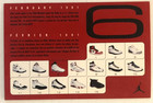 Nike Air Jordan 6 Vi Hi Retro Shoe Box Card Infrared Black 2000 4x6