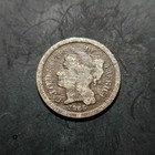1865 Three Cent Nickel With Nice Detail