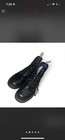 Dr  Martens Men s Black Leather Lace-up Combat Boots Mid-calf Us 6 5