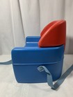 Vintage 1990 s Fisher Price Grow With Me Booster Chair Seat W Strap Red Blue