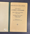 In The Matter Of J  Robert Oppenheimer Investigation Document 1954