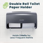 Alpine Commercial Toilet Paper Dispenser - Double Toilet Paper Holder Wall Mo   