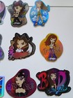 15 Holographic Glitter Y2k Girl Stickers Foxy Bad Girl Hula Hottie Pixie Angel