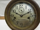 Vintage Seth Thomas Brass Boat Clock Nautical Ship s Port Hole Runs
