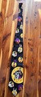 Vintage Looney Tunes Characters Men   s Silk Black Neck Tie 1992 Warner Bros 