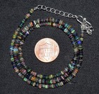 16inch Natural Ethiopian Opal Beads Necklace Opal Beaded Gemstone Necklace