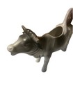 Vintage Standing Cow Creamer Germany 1498  Black Gray White