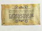1977 Vintage Disney World Magic Kingdom    c    Ticket Adult Fantasy frontier Land