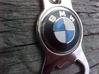 Bmw Chrome Domed Metal Bottle Opener Key Ring Nos High Quality Scarce