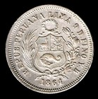 Peru - 1 5 Sol 1864 Yb Km  191  High Grade