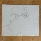 Batman Filmation Original  Production Animation Cel Drawing The Riddler    