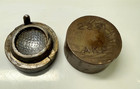 Antique Vintage Dimple Golf Ball Mold Two Piece Steel Compression Press Cup