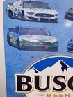 Nascar Racing Busch Light Beer Sign - Metal   Tin - Aluminum Poster -